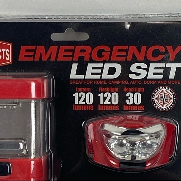 Fine Life Tool Products Emergency LED Lantern, Headlight, Flashlight Set NEW - Picture 4 of 5